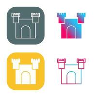 Unique Castle Vector Icon