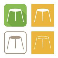 Unique Stool Vector Icon