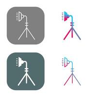 Unique Light Stand Vector Icon