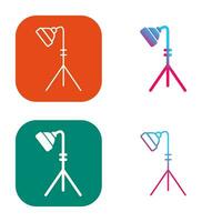 Unique Light Stand Vector Icon