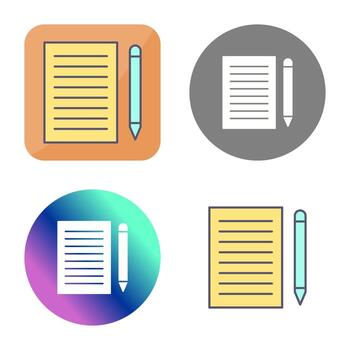 Write Feedback Vector Icon