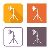 Unique Light Stand Vector Icon