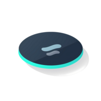 Ai generated wireless charger flat design png