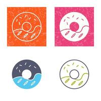 Cream Doughnut Vector Icon