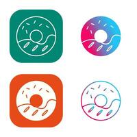 Cream Doughnut Vector Icon