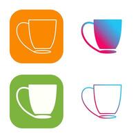 icono de vector de taza de café