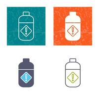 Pesticide Bottle Vector Icon