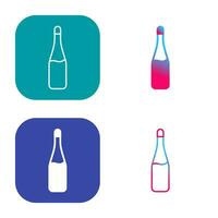 Champagne Bottle Vector Icon