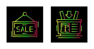 Shopping Basket and Super Sale Icon vector