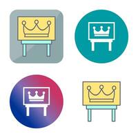 Crown Exhibit Vector Icon