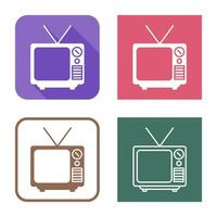 Television Broadcast Vector Icon