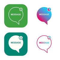 Message Bubbles Vector Icon