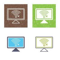 Disconnected Network Vector Icon