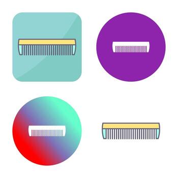 icono de vector de peine