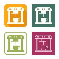 Unique Coffee Machine Vector Icon