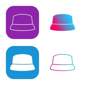 icono de vector de sombrero