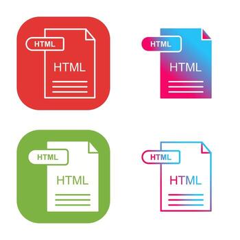 HTML Vector Icon