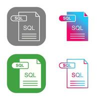 SQL Vector Icon