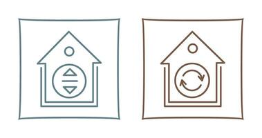 Lift and Rotate Icon vector