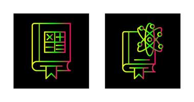 matemáticas y Ciencias icono vector