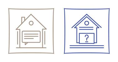 Message and Unknown Icon vector