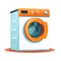 Ai generated washing machine icon on a transparent background png