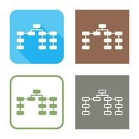Unique Seo Structure Vector Icon