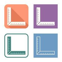 square Ruler Vector Icon