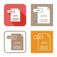 icono de vector de java