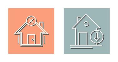 Non Verify and Download Icon vector