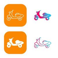 icono de vector de scooter