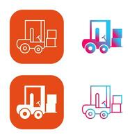 Forklifter Vector Icon