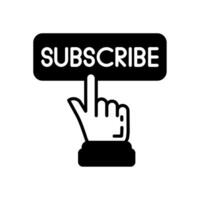 Subscribe icon in vector. Illustration vector