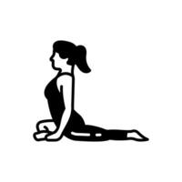 Pigeon Pose Icon in vector. illustration vector