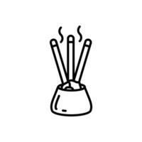 Incense Icon in vector. illustration vector