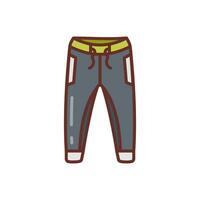 Yoga Pant Icon in vector. illustration vector