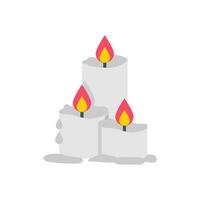 velas icono en vector. ilustración vector