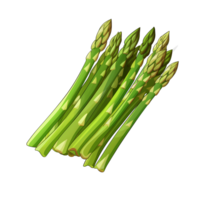 ai généré asperges, vert, sur transparent Contexte png