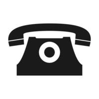 Old classic phone icon vector symbol for graphic design, logo, web site, social media, mobile app, ui illustration