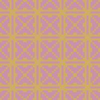 a pink and yellow background with squares vector