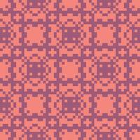 pixel seamless pattern soft red vector