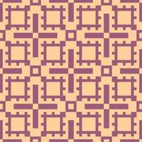 a pattern with squares in purple and beige vector