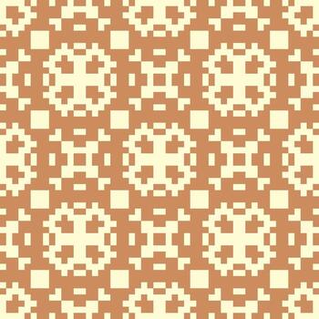an abstract pattern with squares and crosses vector