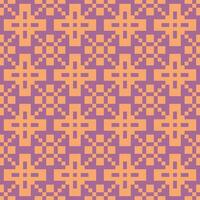 an orange and purple pattern with squares vector