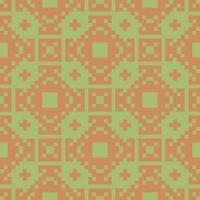 an orange and green geometric pattern vector