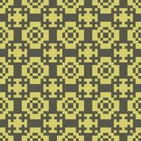 a pattern with squares in yellow and black vector