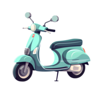 Ai generated scooter on transparent background png