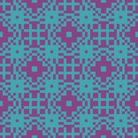 a pixelated pattern in purple and turquoise vector