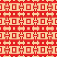 a red and beige pattern with squares vector