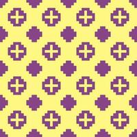 a pattern with purple and yellow squares vector